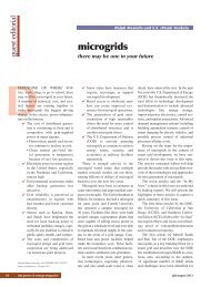 Microgrids - there may be one in your future - DNV Kema