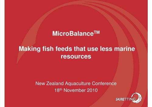 Dr Rhys Hauler - Aquaculture New Zealand