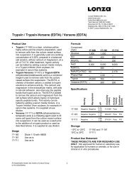 Trypsin / Trypsin-Versene (EDTA) / Versene (EDTA) - Biocenter