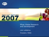 Pfizer Global Research and Development