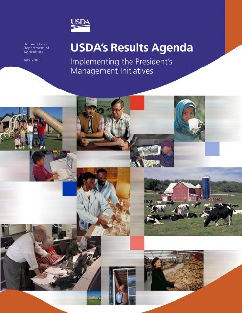 USDA's Results Agenda 06.indd - US Department of Agriculture