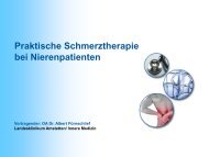 Praktische Schmerztherapie bei Nierenpatienten - Gesellschaft ...