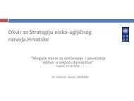 MoguÄe mjere za odrÅ¾avanje i poveÄanje odliva u sektoru Å¡umarstva