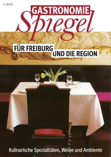 Spiegel Gastronomie und die reGion Für FreiburG - Kultur Joker