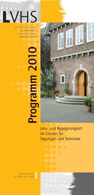 Programm Umschlag 2010:Umschlag 2005 - LVHS Freckenhorst