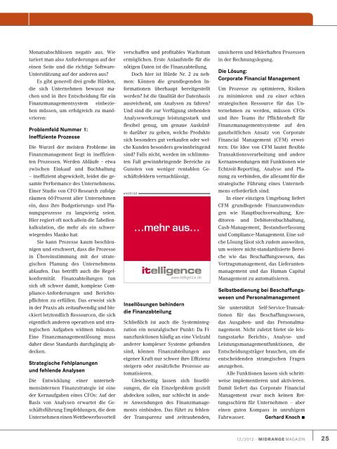 SCHWERPUnKT - Midrange Magazin