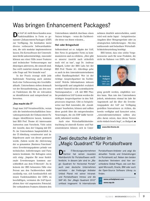 SCHWERPUnKT - Midrange Magazin