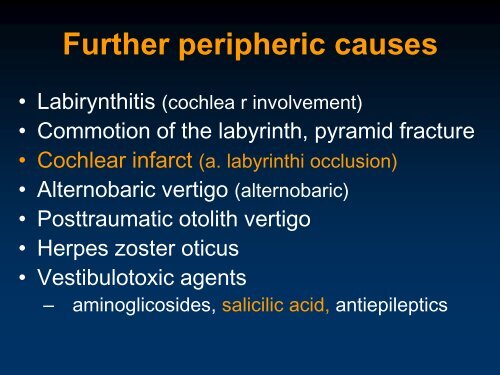 Vertigo and Dizziness - neurology presentations