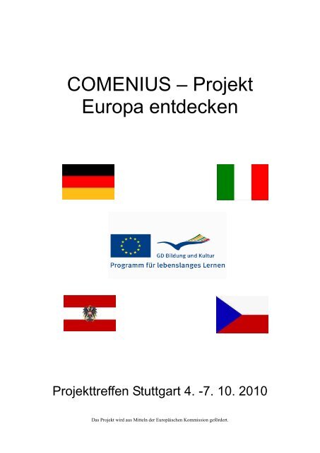 COMENIUS – Projekt Europa entdecken - Schulen St. Ursula Wien