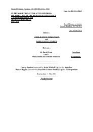 Court of Appeal Judgment Template - CEDR