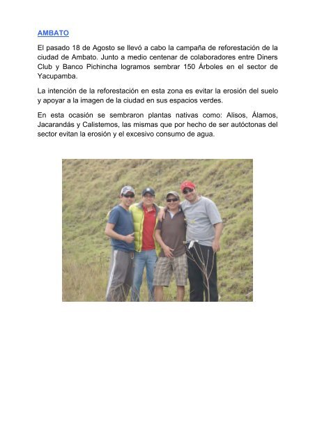Voluntariado 2010.pdf - Diners Club del Ecuador