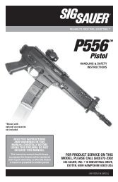 P556 Pistol new - Sig Sauer