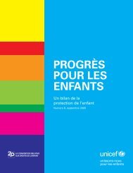 ProgrÃ¨s pour les enfants 2009 - Unicef