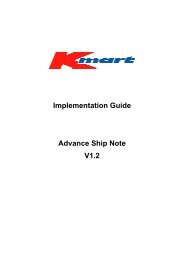 E.D.I. Partnership - Kmart Supplier