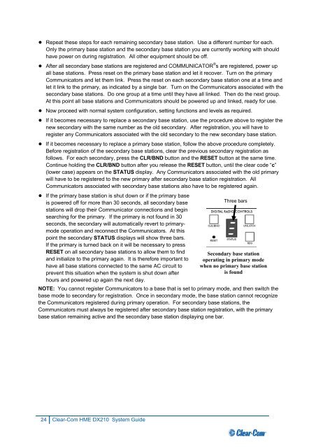 DX210 User Manual - Clear-Com