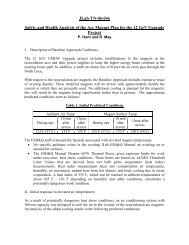 JLab-TN-06-046 Safety and Health Analysis of the ... - Jefferson Lab