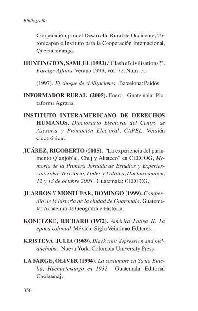 Descolonización Territorial, del Sujeto y la Gobernabilidad