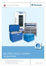 BLOOD COLD CHAIN - VDW CoolSystems