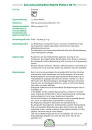 Lincomycinhydrochlorid 50% Pulver 1 kg - Kon-Pharma GmbH