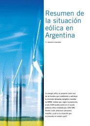 Resumen de la situación eólica en Argentina - Base de Datos ...