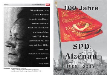 100 Jahre SPD-Alzenau