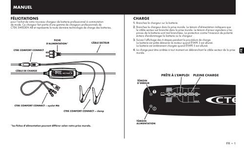 Ctek Xs 0.8 : manuel utilsateur ( PDF - 284.1 ko)