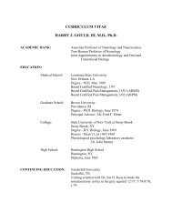 CURRICULUM VITAE HARRY J. GOULD, III, M.D., Ph.D. - School of ...