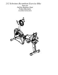 212 Schwinn Recumbent Exercise Bike - GymStore.com