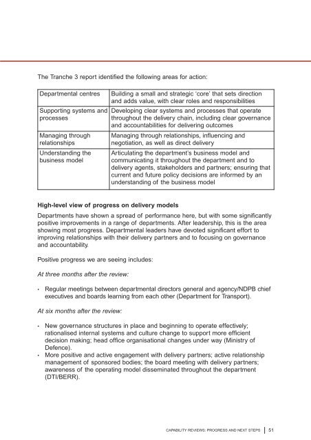 Capability Reviews: Progress and Next Steps - The Civil Service