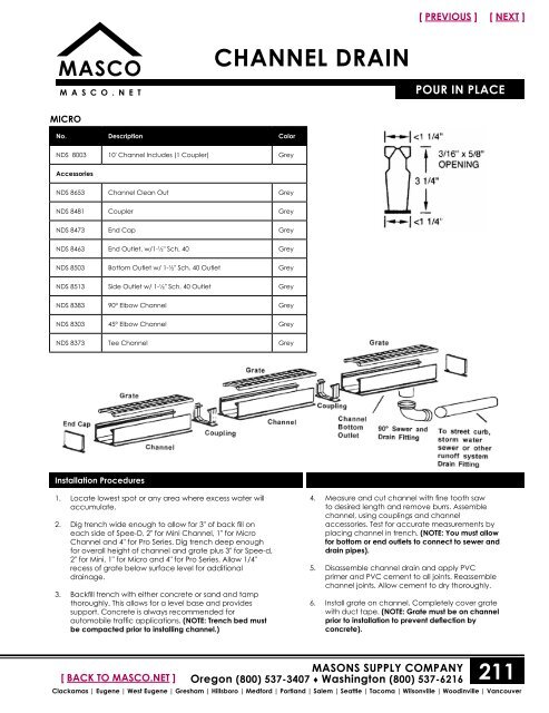 ANCHOR BOLTS - masco.net