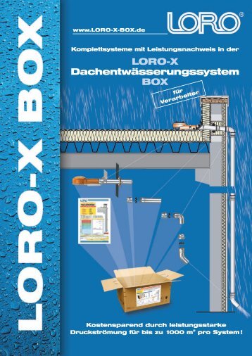 LORO-X Dachentwässerungssystem BOX