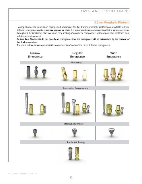 Internal Prosthetic Manual - BioHorizons