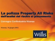 La polizza Property All Risks