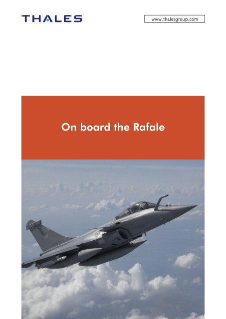 On board the Rafale - Thales Group