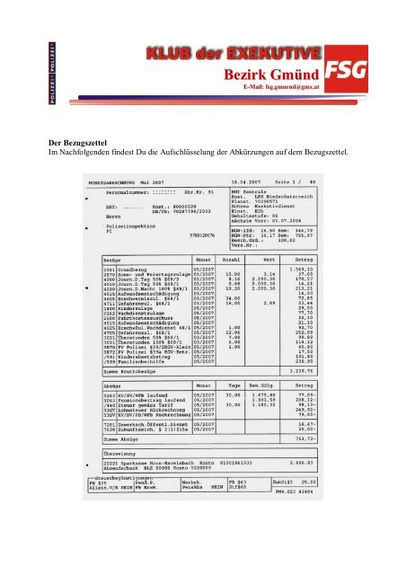 Bezirk Gmünd - FSG Polizei NÖ