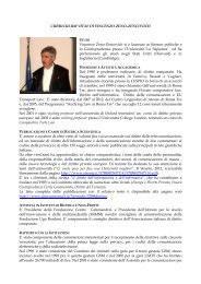 CURRICULUM VITAE DI VINCENZO ZENO-ZENCOVICH Vincenzo ...