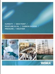 Download Vaisala's catalog - Thermo/Cense Inc.