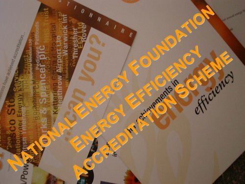 Mr Martin Fry: UK: Energy Efficiency Accreditation Scheme - unido