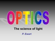 Oxford Physics: Second Year, Optics