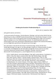 Fwd: 1. Deutscher Privatins â Kanzlei Pel - kanzleipel.de