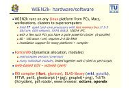 Installtion of Wien2k (P.Blaha)