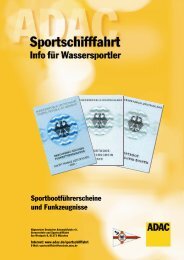 Sportbootführerscheine und Funkzeugnisse - ADAC [ 01 ... - Jet-Team