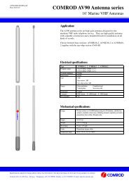 COMROD AV90 Antenna series