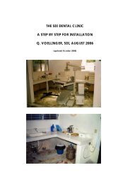 the sdi dental clinic a step by step for installation q. voellinger, sdi ...