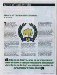 Legacy of Moo Duk Kwan Fist - US Soo Bahk Do Moo Duk Kwan ...