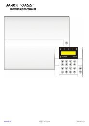 JA-82K Installasjonsmanual (462 KB) - Icas