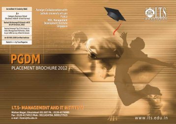 PGDM - ITS Management & IT Institute, Mohan Nagar, Ghaziabad