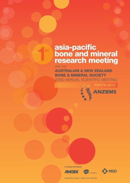 asia-pacific bone and mineral research meeting - anzbms