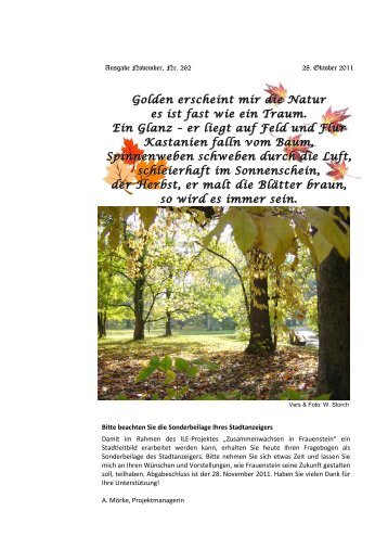 “Gans - ganz köstlich“ im Hotel „Goldener Stern“ - Frauenstein im ...