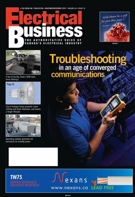 Page 27 Page 32 Page 17 - Electrical Business Magazine